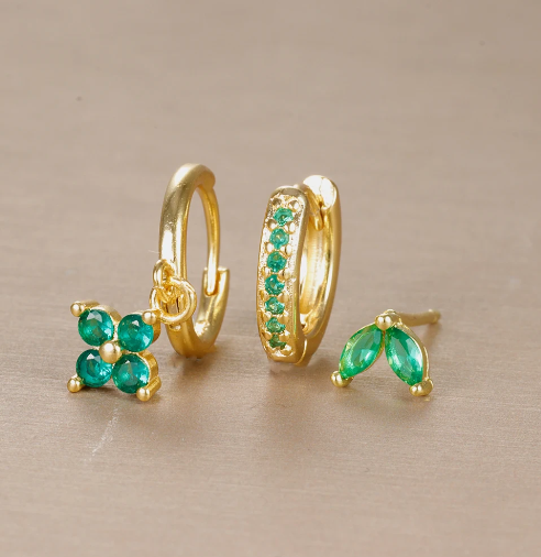 Conjunto de aretes Chloe