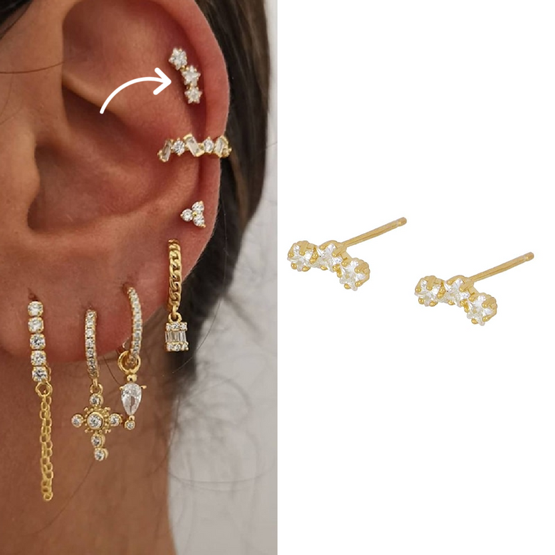 Conjunto de Brincos Amalfi 316L