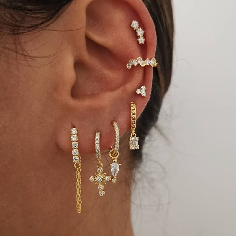 Conjunto de Brincos Amalfi 316L